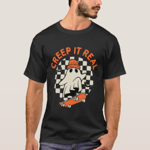 Camiseta Retro Halloween É Um Grande Ghost Boy Call Seaso