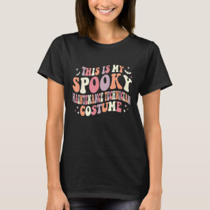 Camiseta Retro Halloween Este é o meu mantenente de escola