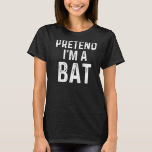 Camiseta Retro Halloween Fingir que sou um maldito costum p