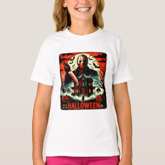 Camiseta Retro Halloween Horror Night 80s Slasher Vibes