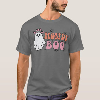 Camiseta Retro Halloween Howdy Boo