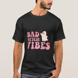 Camiseta Retro Halloween Má Bruxa Vibes