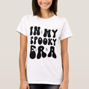 Camiseta Retro Halloween Na Minha Era Assustadora Outono Vi