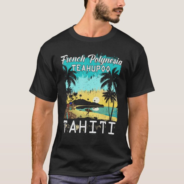 Camiseta Retro  Hang Ten California Surfing Crew (Frente)