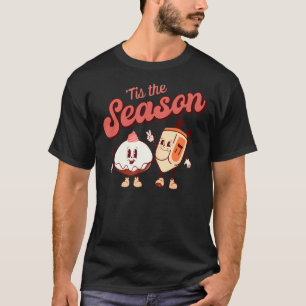 Camiseta Retro Hanukkah Esta É A Época Dreidel Menorah Jewi