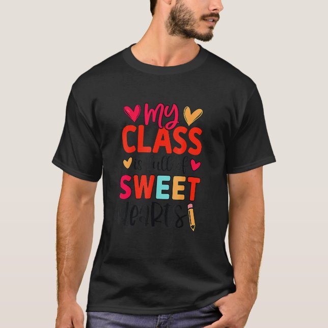 Camiseta Retro Happy 100 Days Of School Kindergarten Teache (Frente)