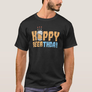 Camiseta Retro Happy Beerthday Parabéns Celebração I L