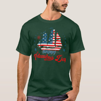 Camiseta Retro Happy Columbus Day Men, Columbus Day Women