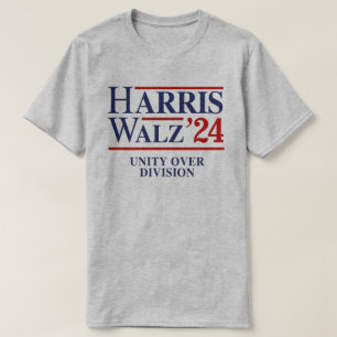 Camiseta Retro Harris Walz '24 - Unity over Division