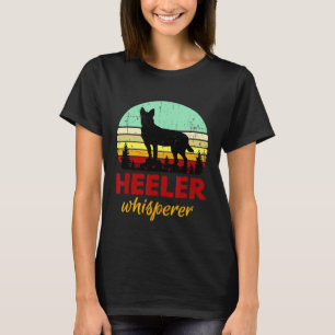Camiseta Retro Heeler, Proprietário de Cães Australianos Pe