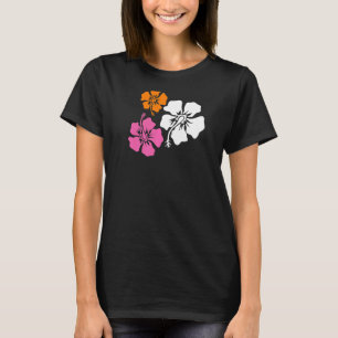 Camiseta Retro Hibiscus Pattern Y2k Aestético 2000s Inspire