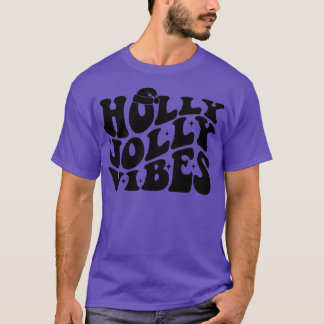 Camiseta Retro Holly Xmas Jolly Vibes Natal Feliz Chee
