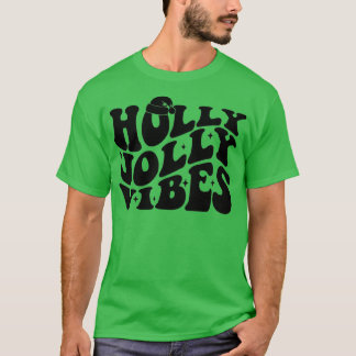 Camiseta Retro Holly Xmas Jolly Vibes Natal Feliz Chee