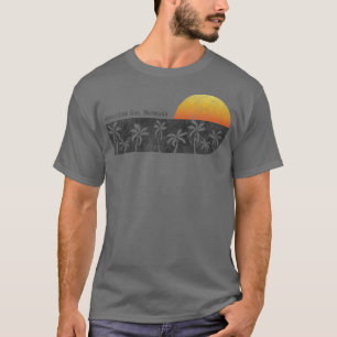 Camiseta Retro Horseshoe Bay Bermuda Beach Sunset