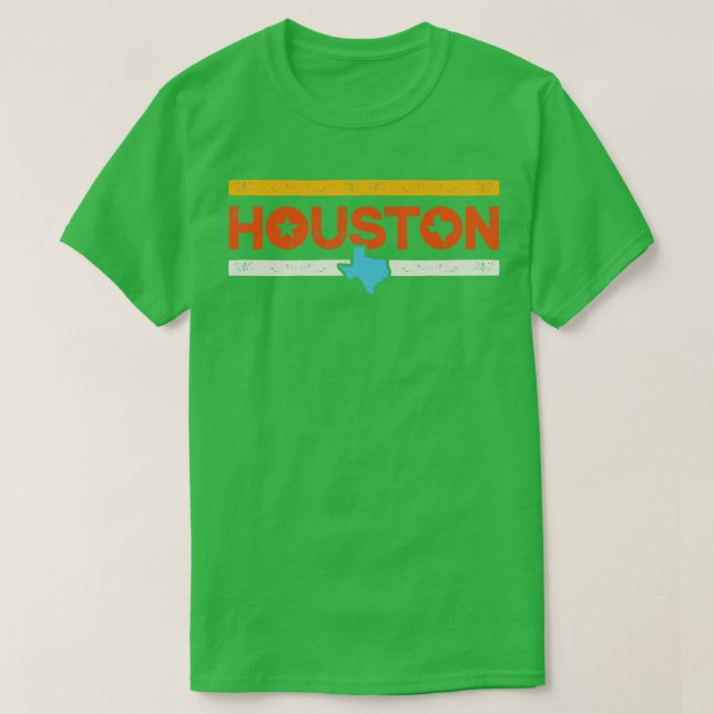 Camiseta Retro Houston Texas Vintage Hometown Texan Houston (Frente do Design)