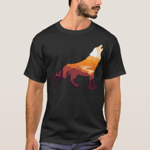 Camiseta Retro Howf Landscape Wilderness Sunset
