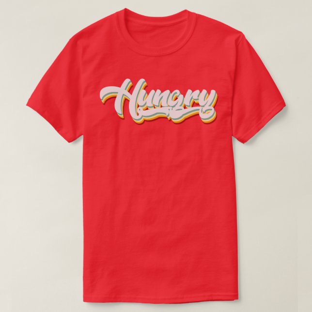 Camiseta Retro Hungry (Frente do Design)