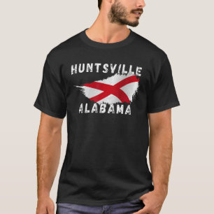 Camiseta Retro Huntsville Alabama Roupa 1