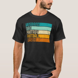 Camiseta Retro Husband Pai Fantasy Legenda de Futebol Fanta