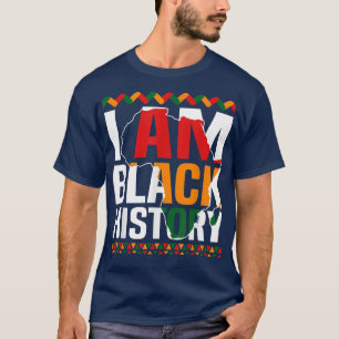 Camiseta Retro I Am Black History Month African American Pr