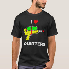 Camiseta Retro I Heart Squirters Engraçado Eu Adoro Esquilo