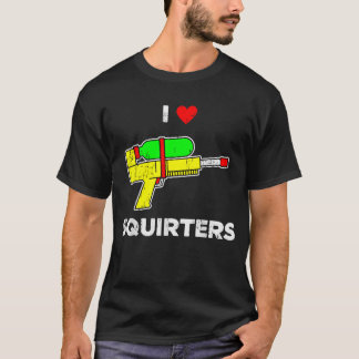 Camiseta Retro I Heart Squirters Engraçado Eu Adoro Esquilo