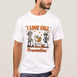 Camiseta Retro I Love Quall Prevention Queda Terapia Física