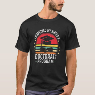 Camiseta Retro I Sobrevivi ao Programa de Doutorado da Minh