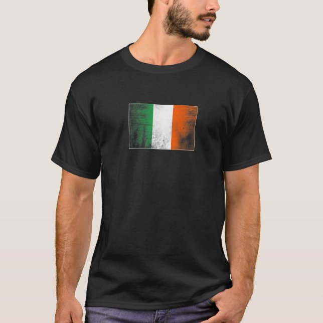 Camiseta Retro Irish flag St Patricks' day Patriotic Irishm (Frente)