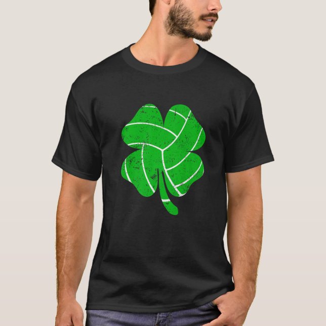 Camiseta Retro Irish Shamrock Desportiva de Voleibol Rua.Pa (Frente)