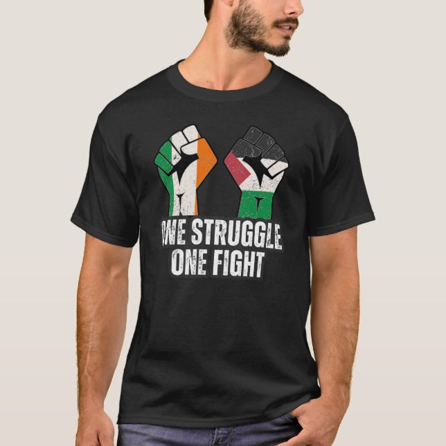 Camiseta Retro Irlanda - Revolução da Resistência à Solidar (Frente)
