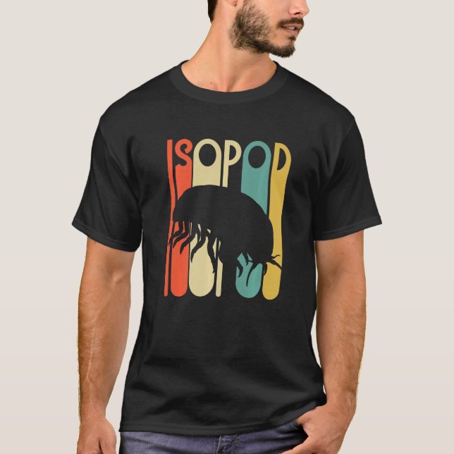 Camiseta Retro Isopod Cool Vintage Isopods (Frente)