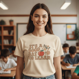 Camiseta Retro It's A Good Day To Learn Teacher  | Groovy A