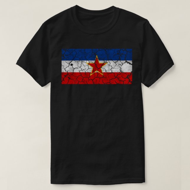 Camiseta Retro Iugoslávia (Frente do Design)