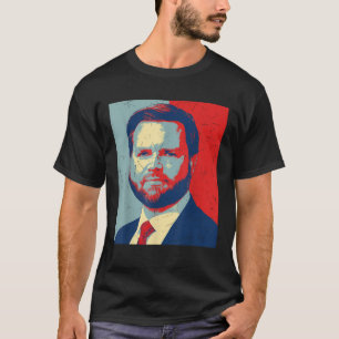 Camiseta Retro J.D. Vance para Presidente 2028 Vance 2028