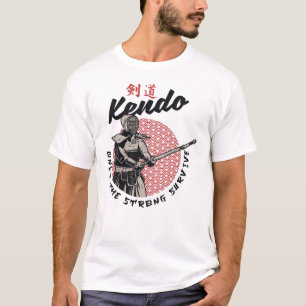 Camiseta Retro Japonês Kendo - Apenas a Forte Sobrevive