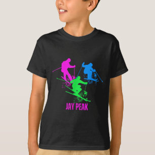 Camiseta Retro jay peak vermont esqui esquiador 90s