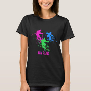 Camiseta Retro Jay Peak Vermont Skiing Skiier 90