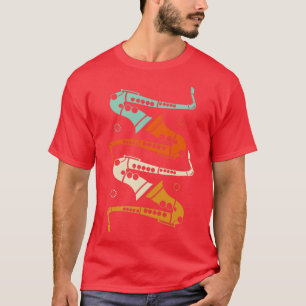Camiseta Retro Jazz Music Saxofone Saxofonista
