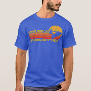 Camiseta Retro Jet Ski 100 Chance of Jetskiing Jet skier Vi