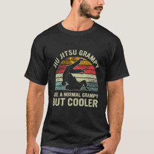 Camiseta Retro Jiu Jitsu Grampy Como Um Grampy Normal Mas C