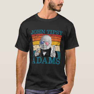 Camiseta Retro John Tipsy Adams Presidente John Quincy Adam