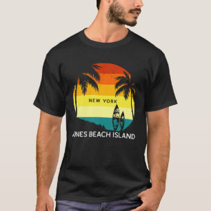 Camiseta Retro Jones Beach Island Beach Vintage Surf Palm 7