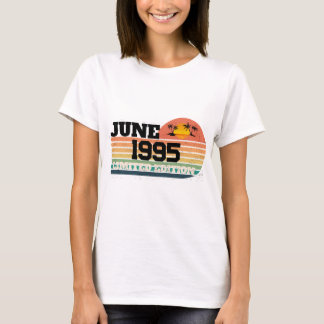 Camiseta Retro Junho 1995 Edição Limitada Aniversário de 31