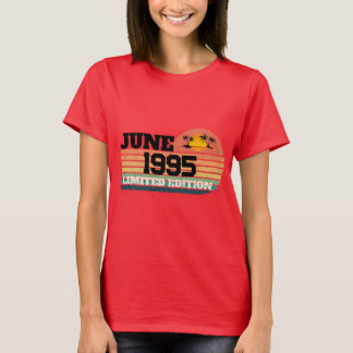 Camiseta Retro Junho 1995 Edição Limitada Aniversário de 31