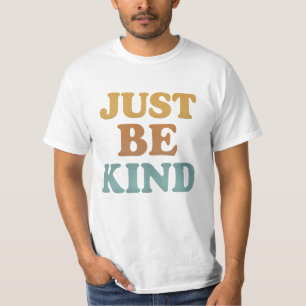 Camiseta retrô JUST BE KIND