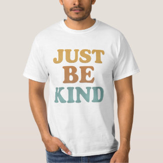 Camiseta retrô JUST BE KIND