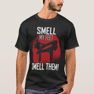 Camiseta Retro Karate - Cheira-Me A Cheirá-Lo