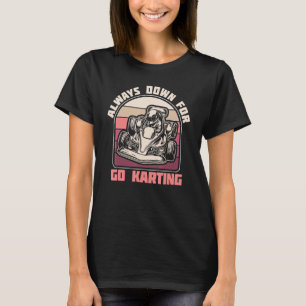 Camiseta Retro Karting Legal Racer Race Vintage Go Kart