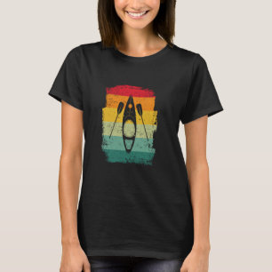 Camiseta Retro Kayak Canoé Ampla Funny Kayaking Paddling Ka